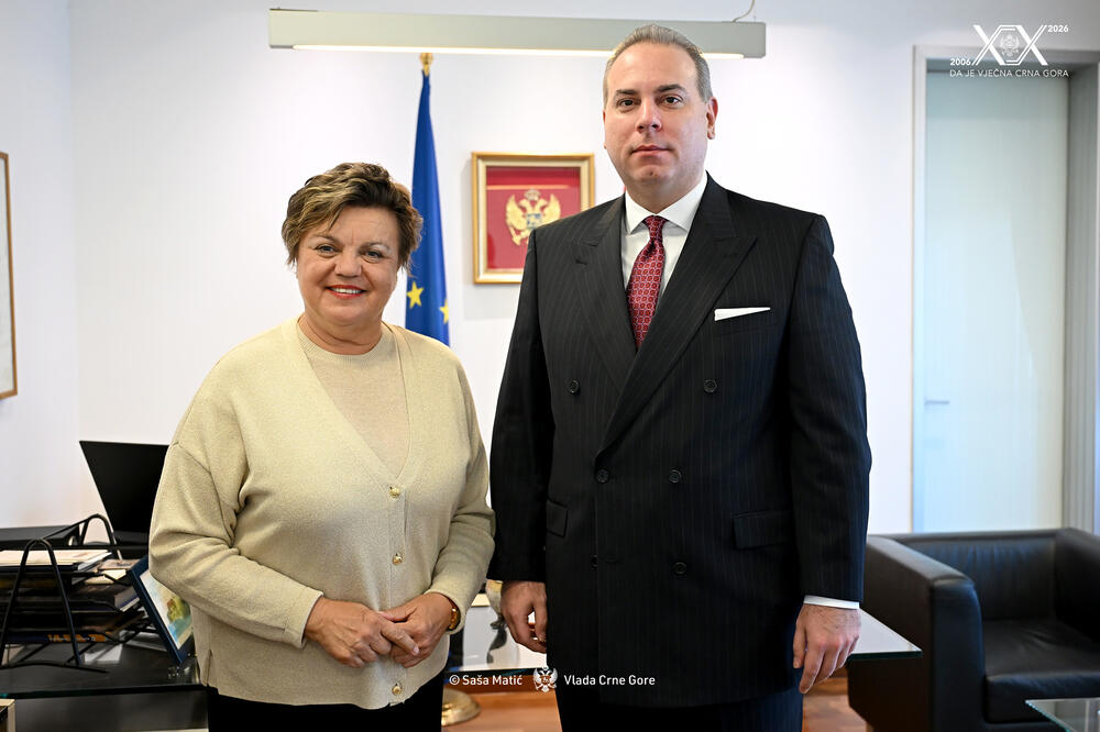 Hrebičkova i Ivanović, Foto: Vlada Crne Gore