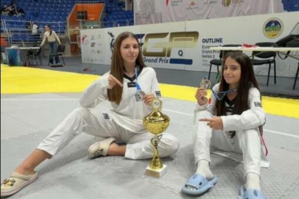 Kadetkinje Olimpa Lana i Nina Boljević, Foto: TK Olimp