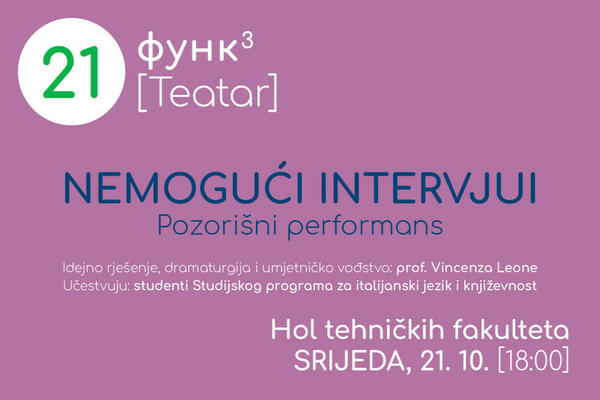 Performans &bdquo;Nemogući intervjui&rdquo;