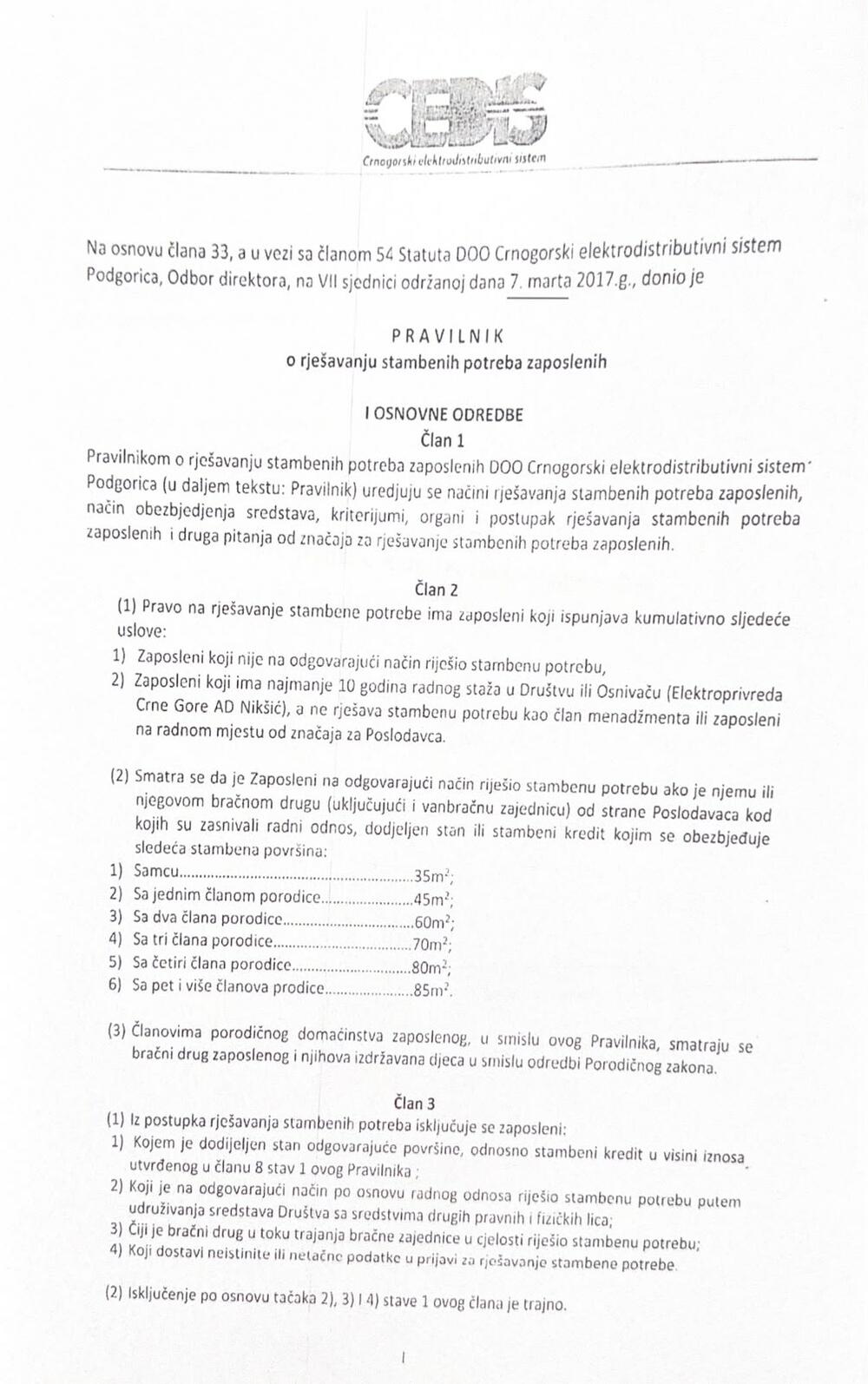 <p>"A gdje je jasna zabrana da stan dobije onaj ko već ima jedan, dva ili tri stana stečena na drugi način? Zamislite taj apsurd. Radnik koji nema krov nad glavom čeka da riješi stambeno pitanje, a pravilnik otvara ozbiljno pitanje da li su povlastice mogli koristiti i oni koji su već imali riješeno stambeno pitanje! Ljudi, ovo je sramota", naveo je generalni sekretar Boris Bogdanović</p>