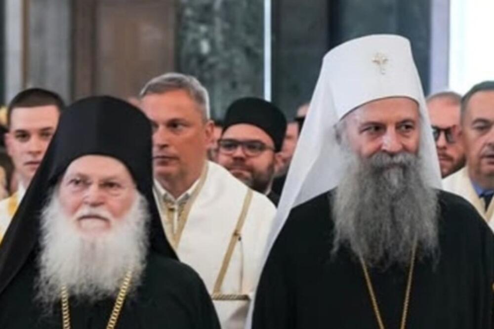 Jefrem i Porfirije, Foto: x.com/blagojepantelic