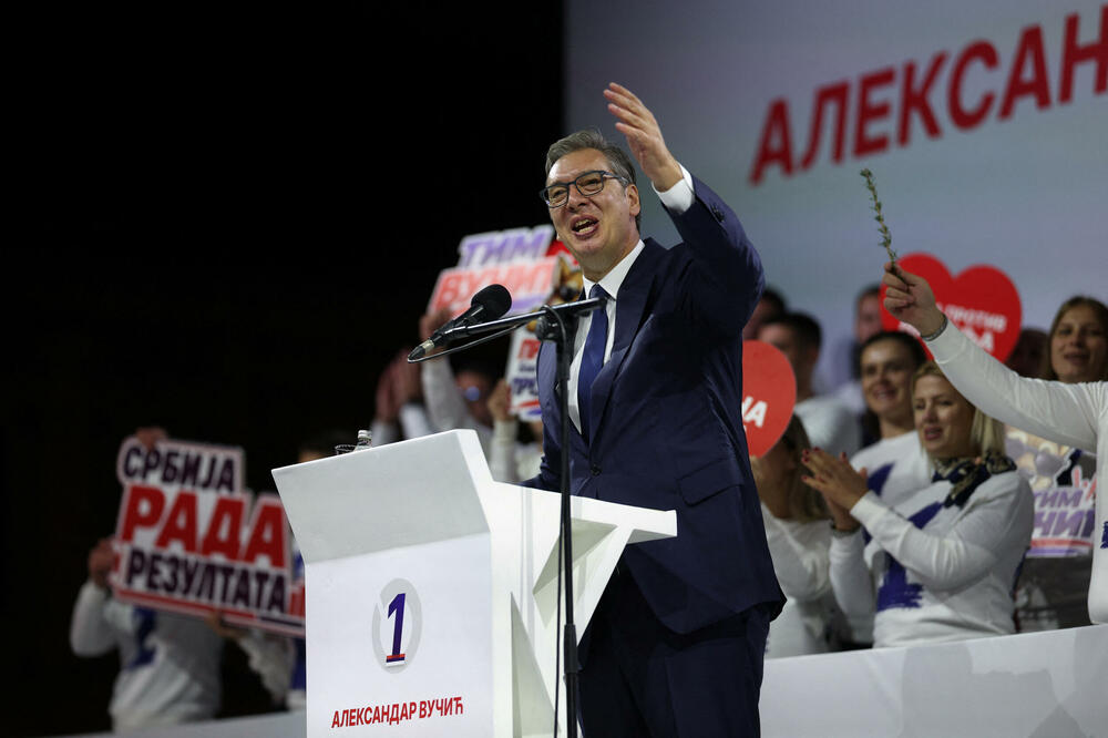 Nosilac liste SNS-a na izborima u Srbiji 25. oktobra i doskorašnji predsjednik predsjednik Srbije Aleksandar Vučić, Foto: Reuters