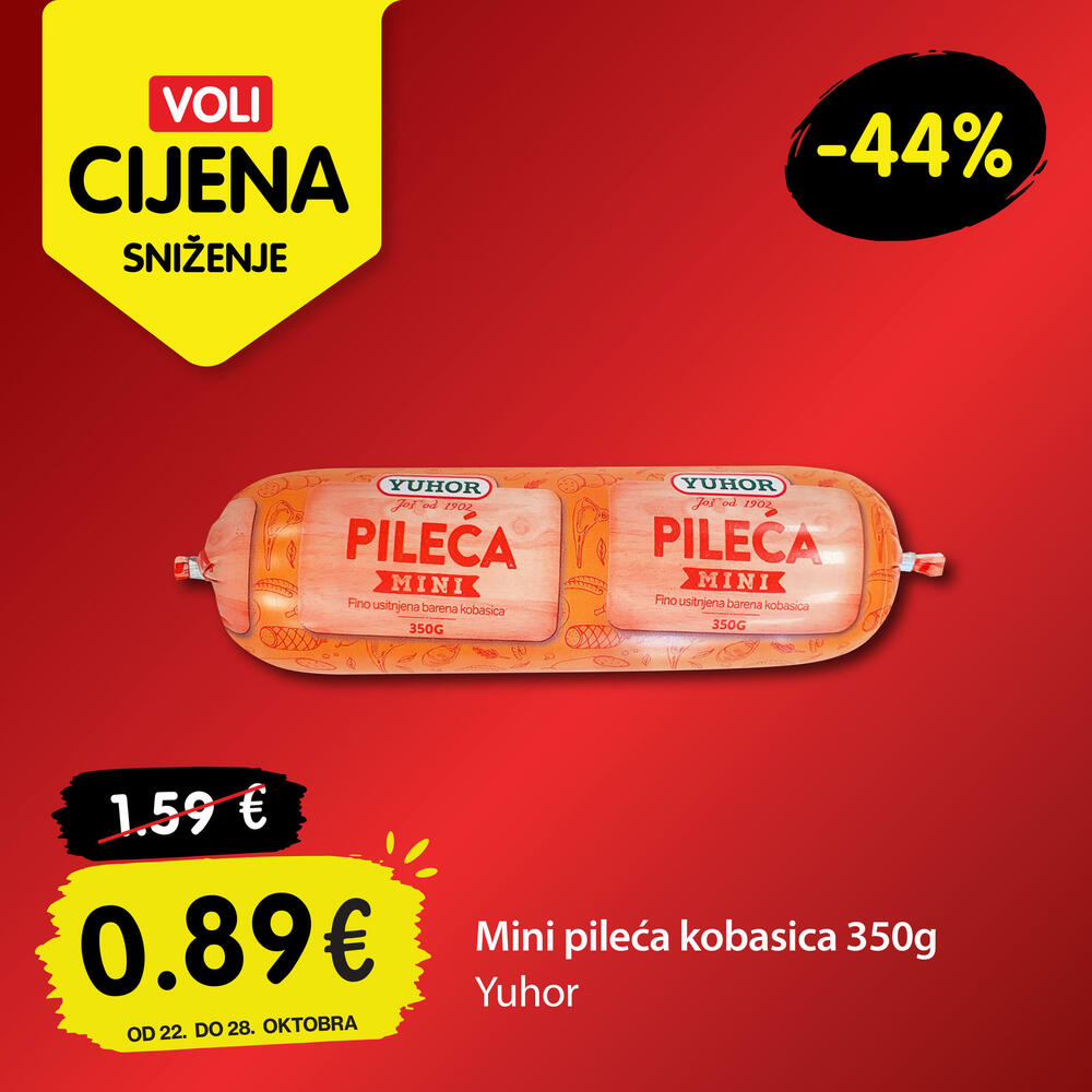 <p><em>Ponuda važi od 22. do 28. oktobra 2026. u svim Voli marketima, Našem diskontu i na Voli web shop-u.</em></p>