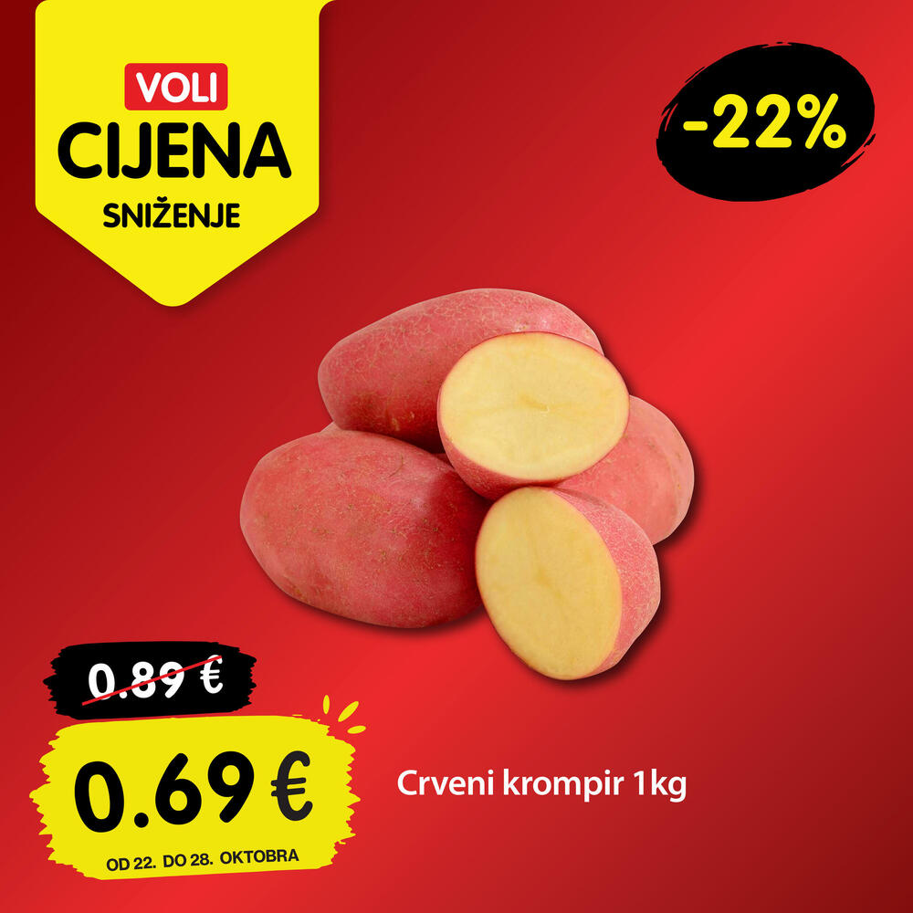 <p><em>Ponuda važi od 22. do 28. oktobra 2026. u svim Voli marketima, Našem diskontu i na Voli web shop-u.</em></p>