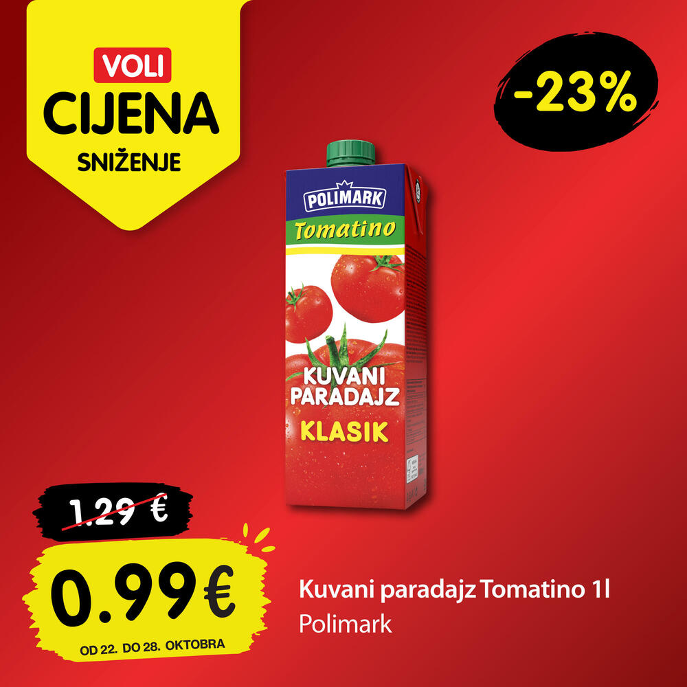 <p><em>Ponuda važi od 22. do 28. oktobra 2026. u svim Voli marketima, Našem diskontu i na Voli web shop-u.</em></p>