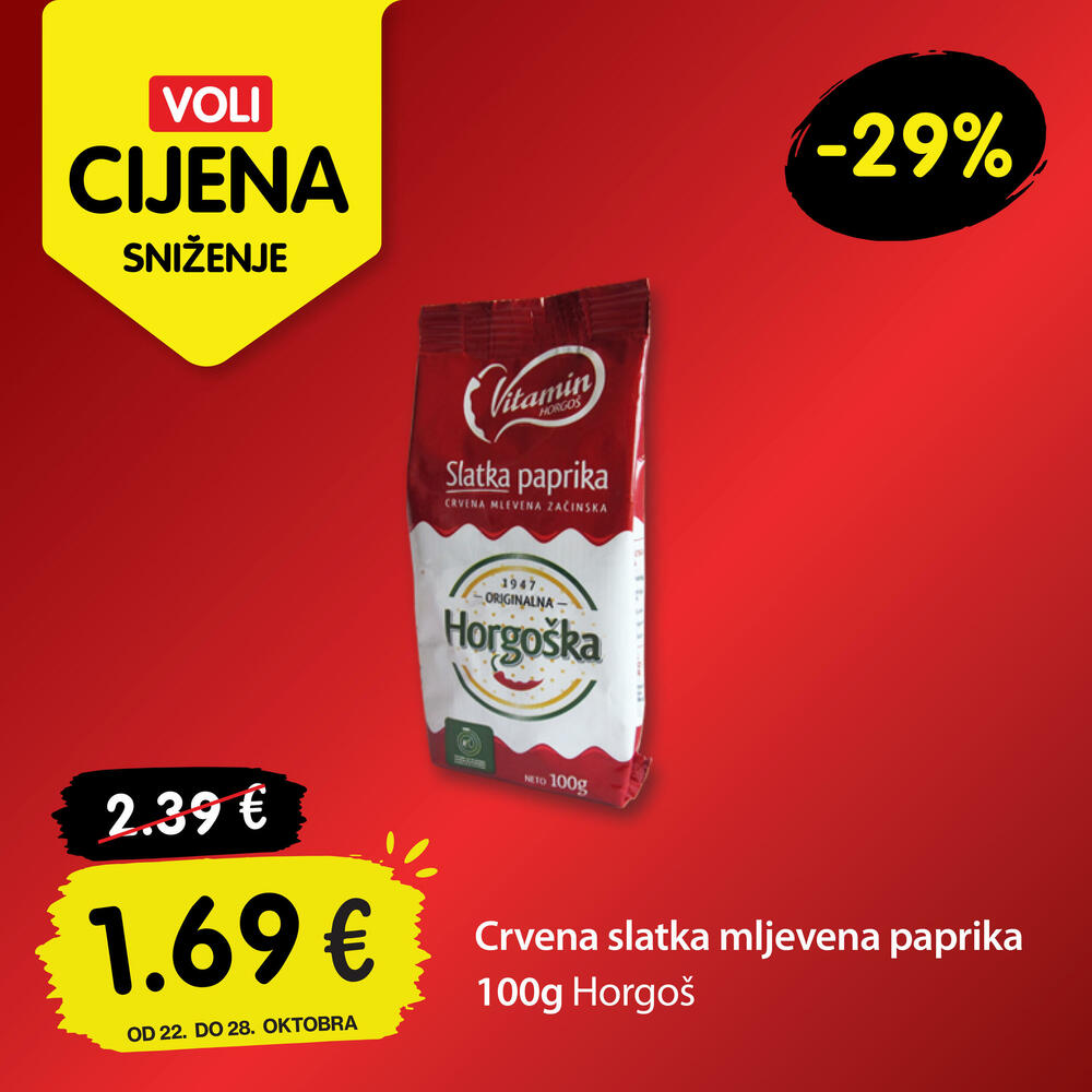 <p><em>Ponuda važi od 22. do 28. oktobra 2026. u svim Voli marketima, Našem diskontu i na Voli web shop-u.</em></p>