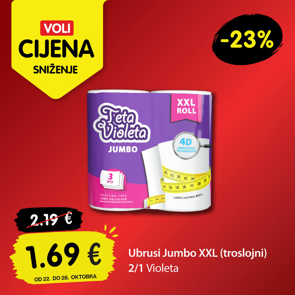 <p><em>Ponuda važi od 22. do 28. oktobra 2026. u svim Voli marketima, Našem diskontu i na Voli web shop-u.</em></p>