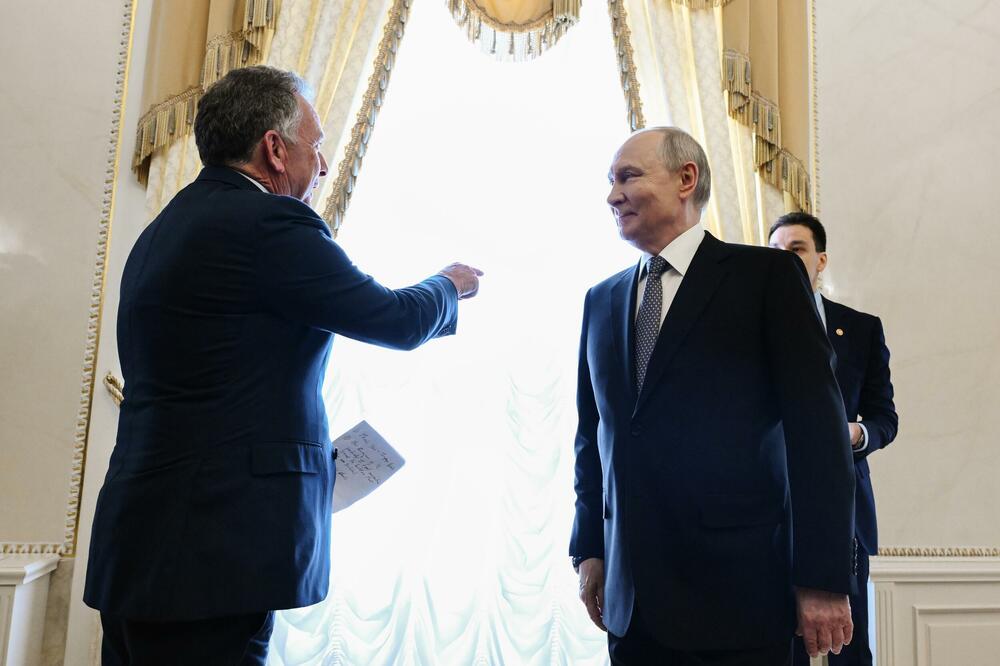 Vitkof i Putin u Sankt Peterburgu u srijedu, Foto: Rojters