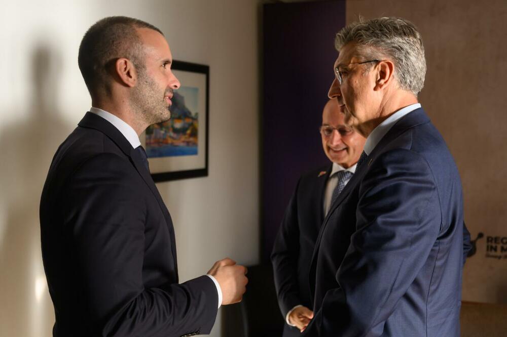 Spajić i Plenković, Foto: x.com/AndrejPlenkovic