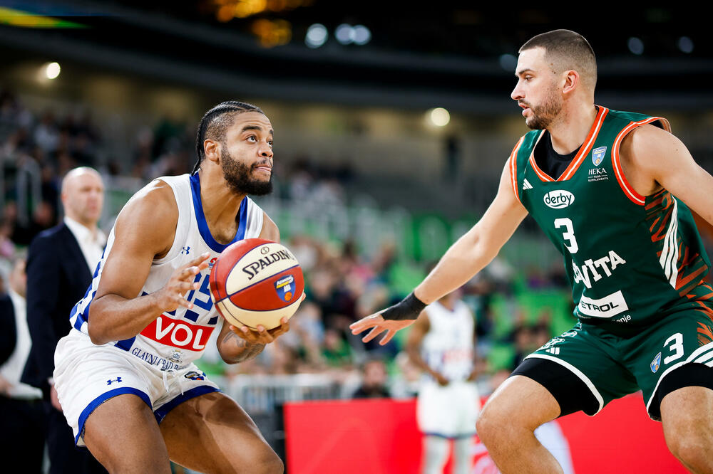 Džuvan Morgan na večerašnjem meču, Foto: KK Cedevita-Olimpija/Filip Barbalič