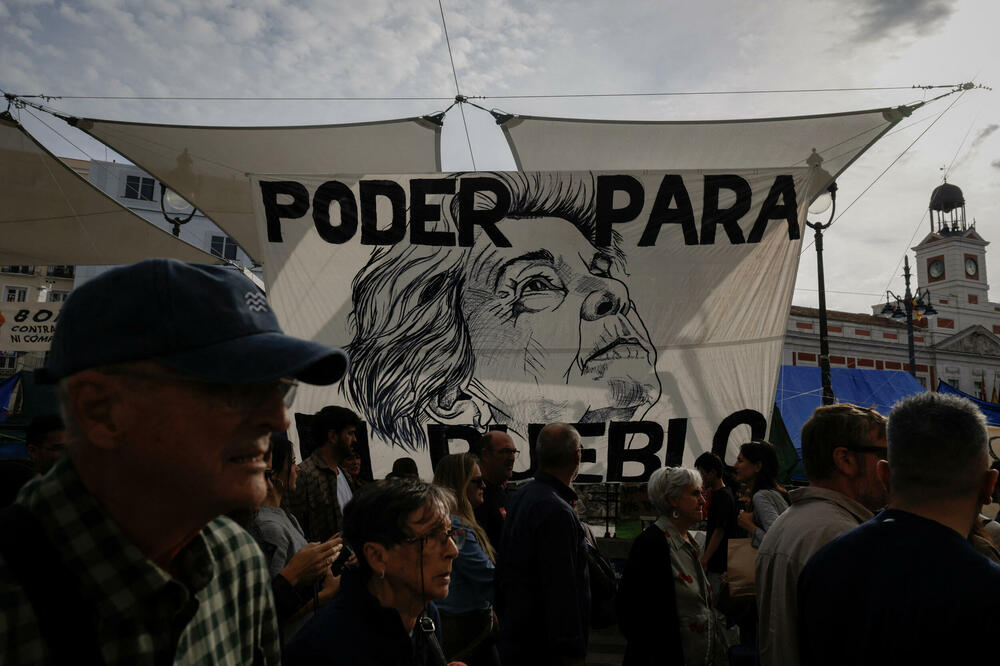 Sa jednog od prethodnih protesta u Madridu zbog pitanja stanovanja, Foto: REUTERS