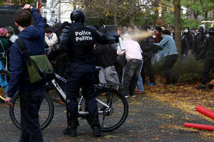 Sukobi belgijskih demonstranata i policije na antivladinim...