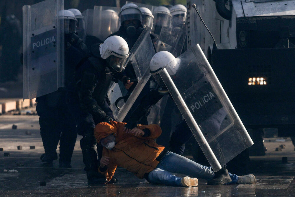 Sa protesta u Tirani