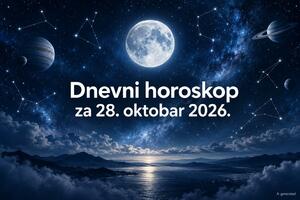 Dnevni horoskop za srijedu, 28. oktobar 2026.