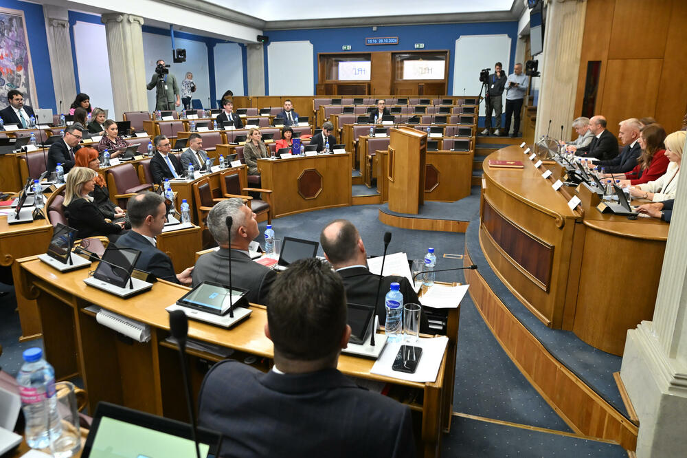 Sa jučerašnje sjednice POSP-a u Skupštini Crne Gore, Foto: Risto Bozović