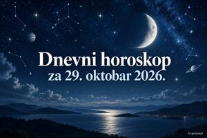 Dnevni horoskop za četvrtak, 29. oktobar 2026.