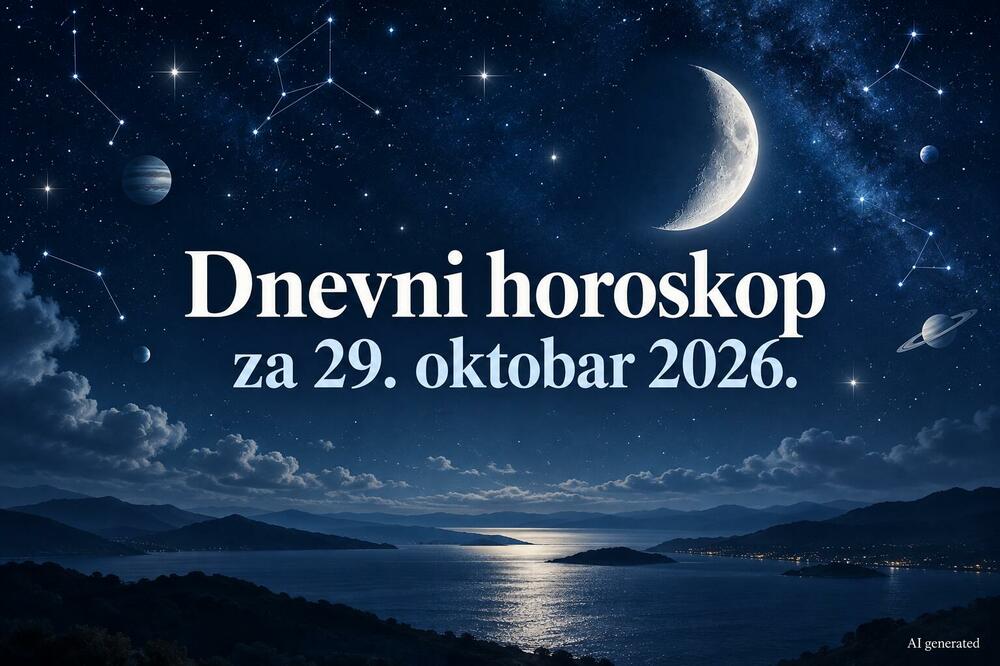 Dnevni horoskop za četvrtak, 29. oktobar 2026., Foto: Vijesti