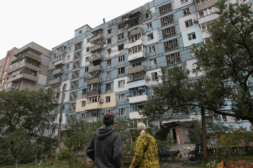 Detalj nakon jednog od prethodnih napada na Dnjepar, Foto: Reuters