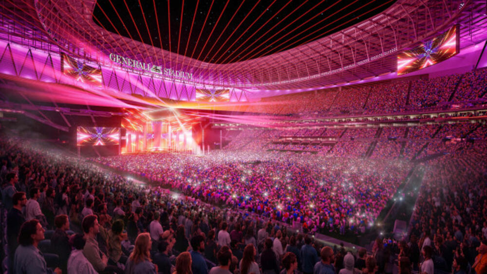 <p>Stadion će biti izgrađen u obliku zdjele, na uzdignutoj osnovi sa šesterougaonim spoljašnjim dijelom. Imaće kapacitet 71.500 mjesta</p>