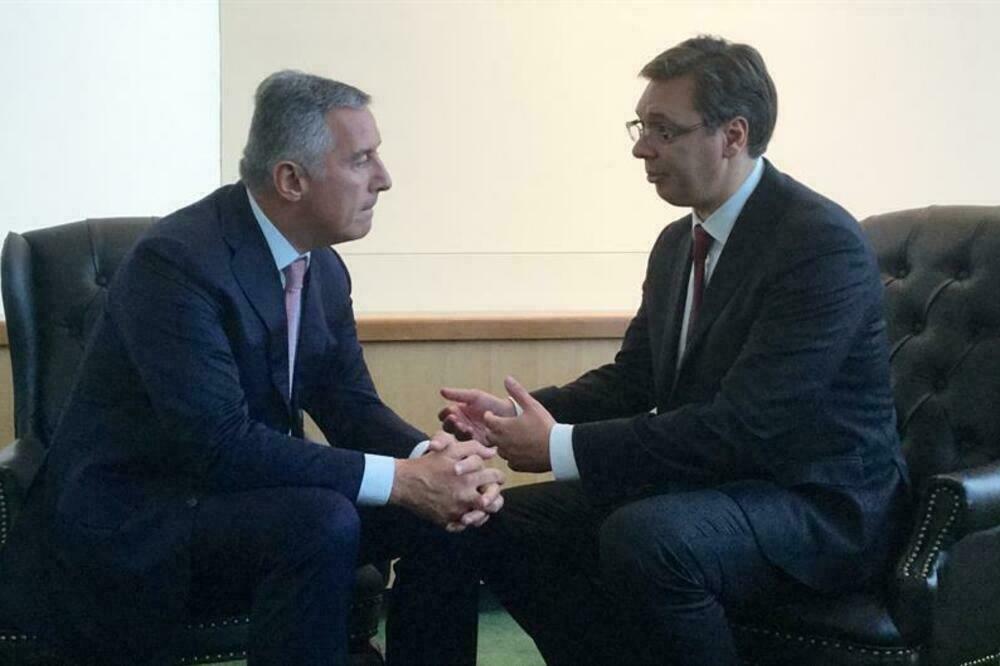 Milo Đukanović i Aleksandar Vučić, Foto: gov.rs