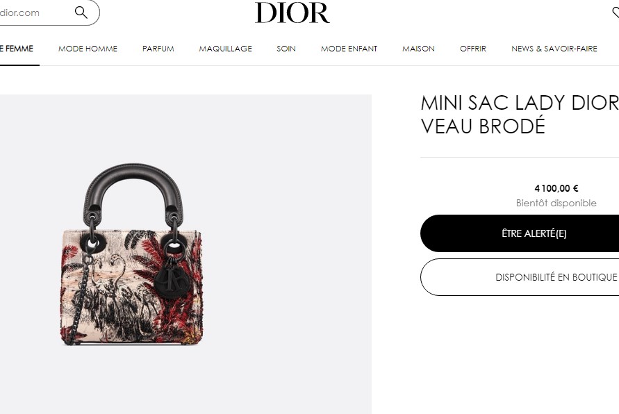 "Lady Dior" torba