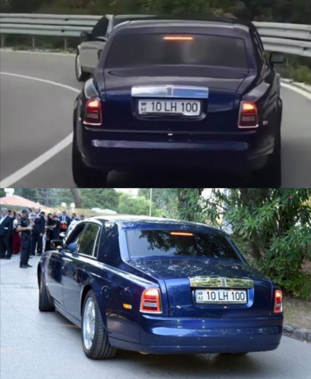 Isto vozilo u pratnji Pekera i na svadbi Đukanovića