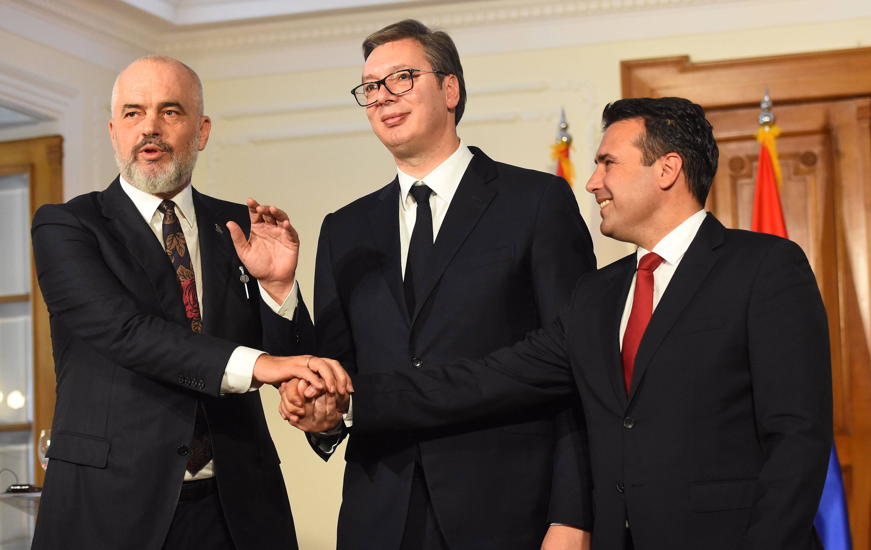 Edi Rama, Aleksandar Vučić, Zoran Zaev