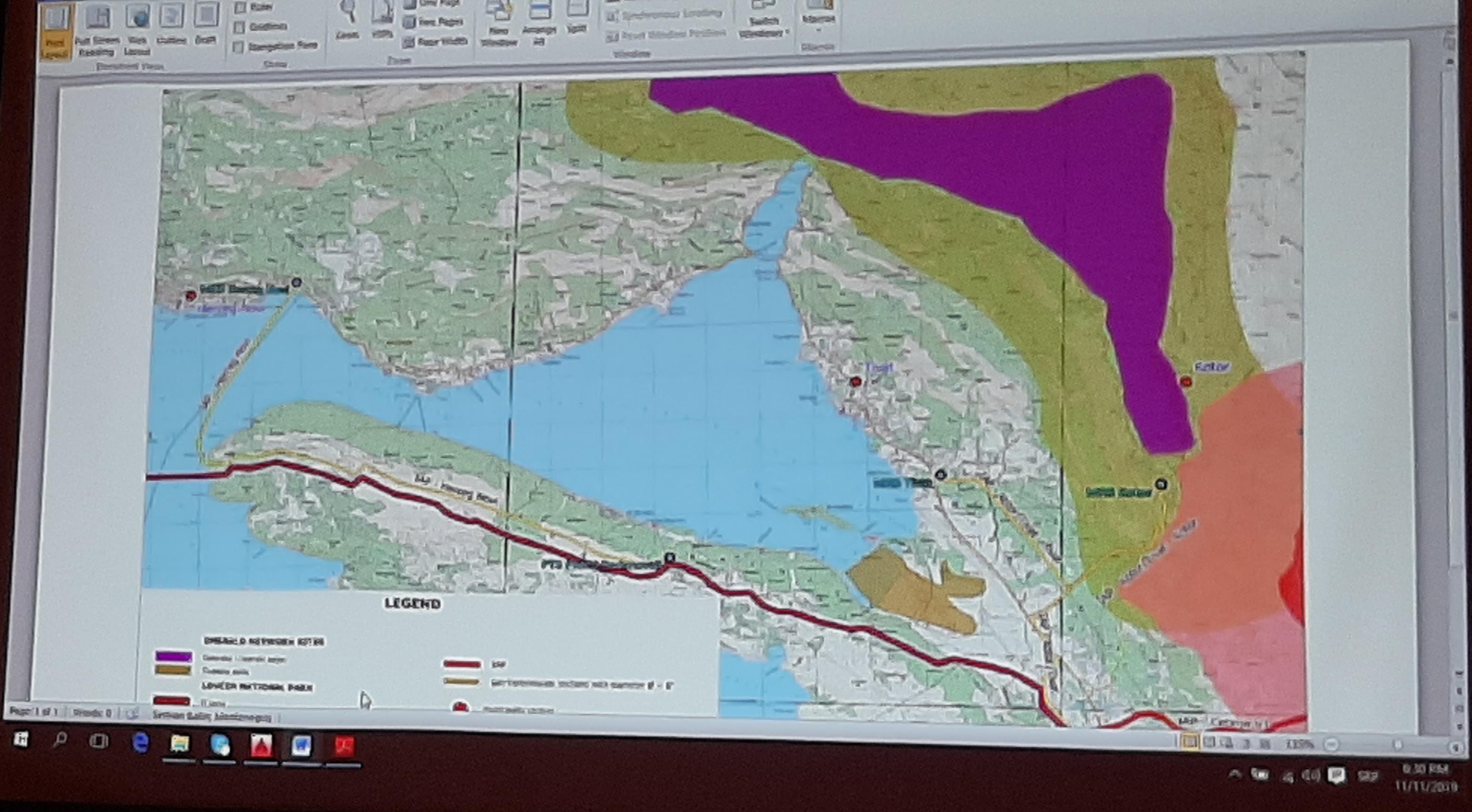 Planirana trasa gasovoda preko Krtila i Luštice