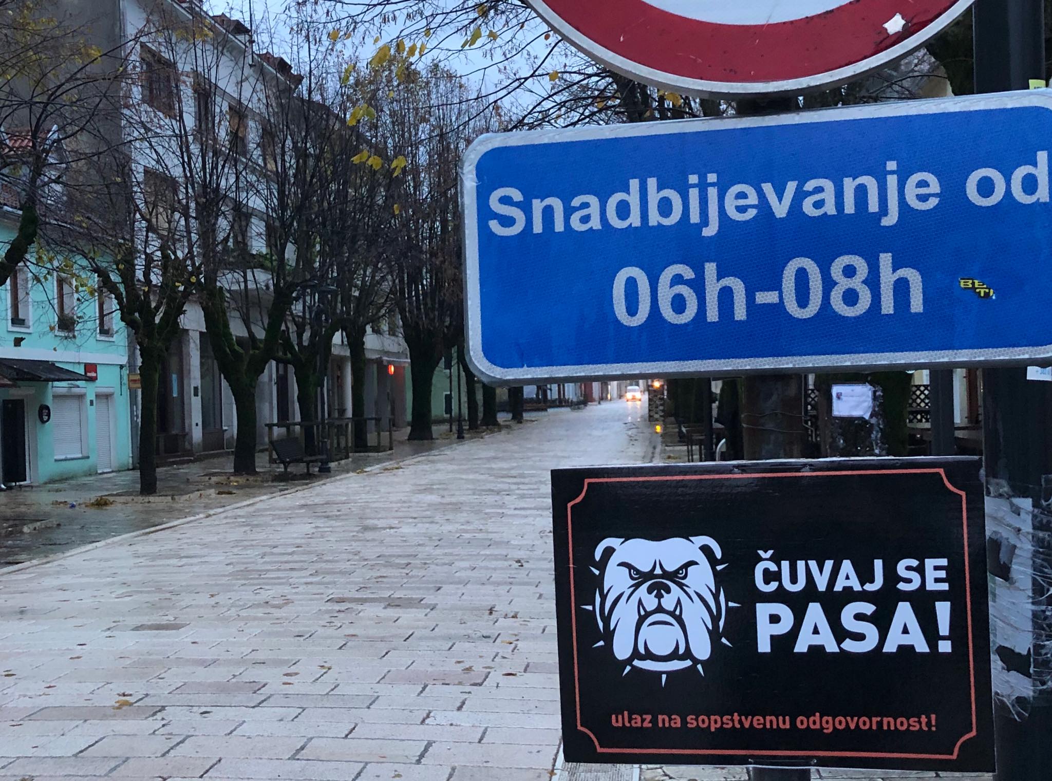 Natpis u Prijestonici