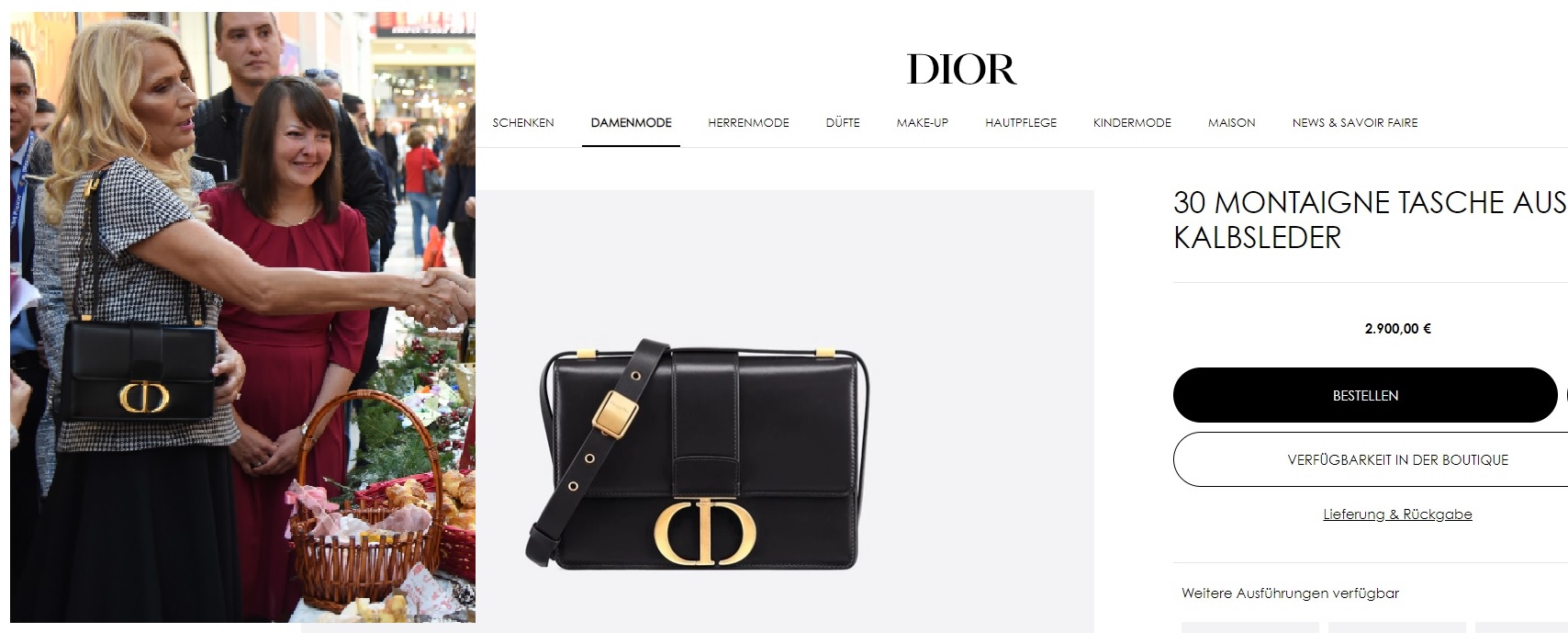 "Dior" je i torba