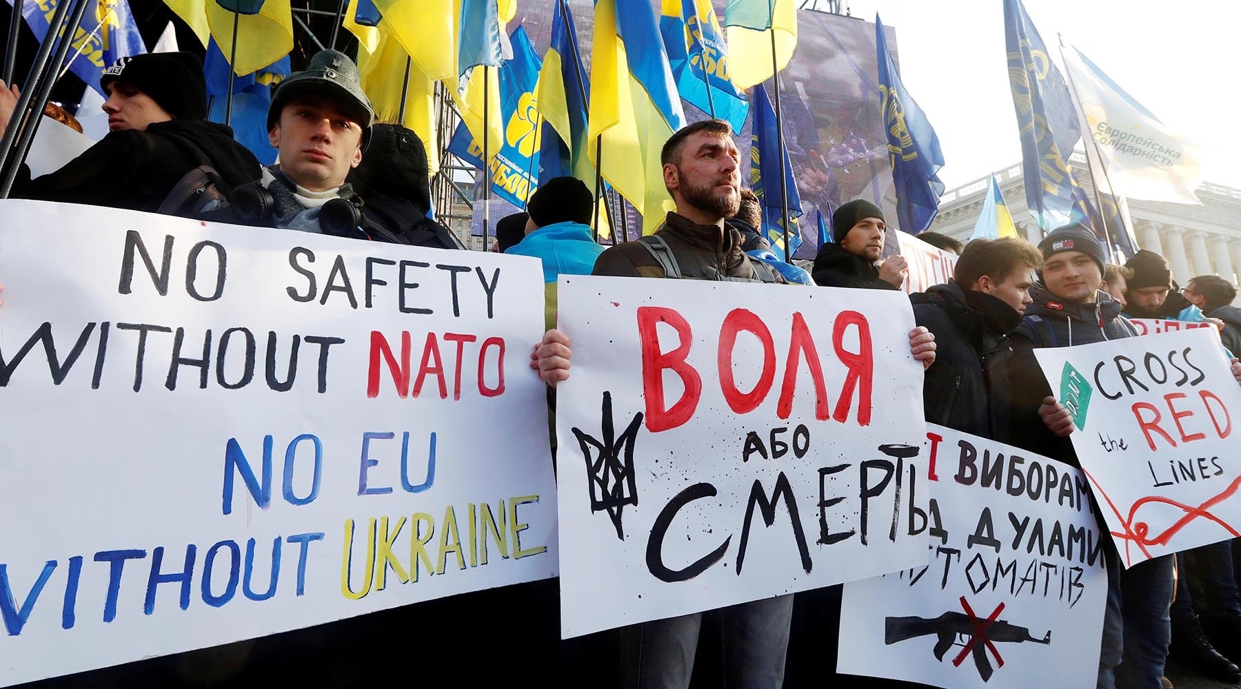 From yesterday's protests in Kiev