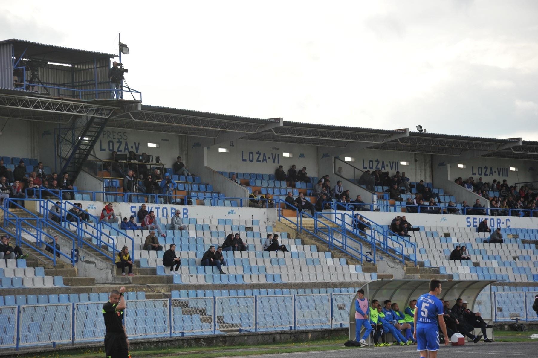 Kreće rušenje: Zapadna tribina stadiona kraj Bistrice