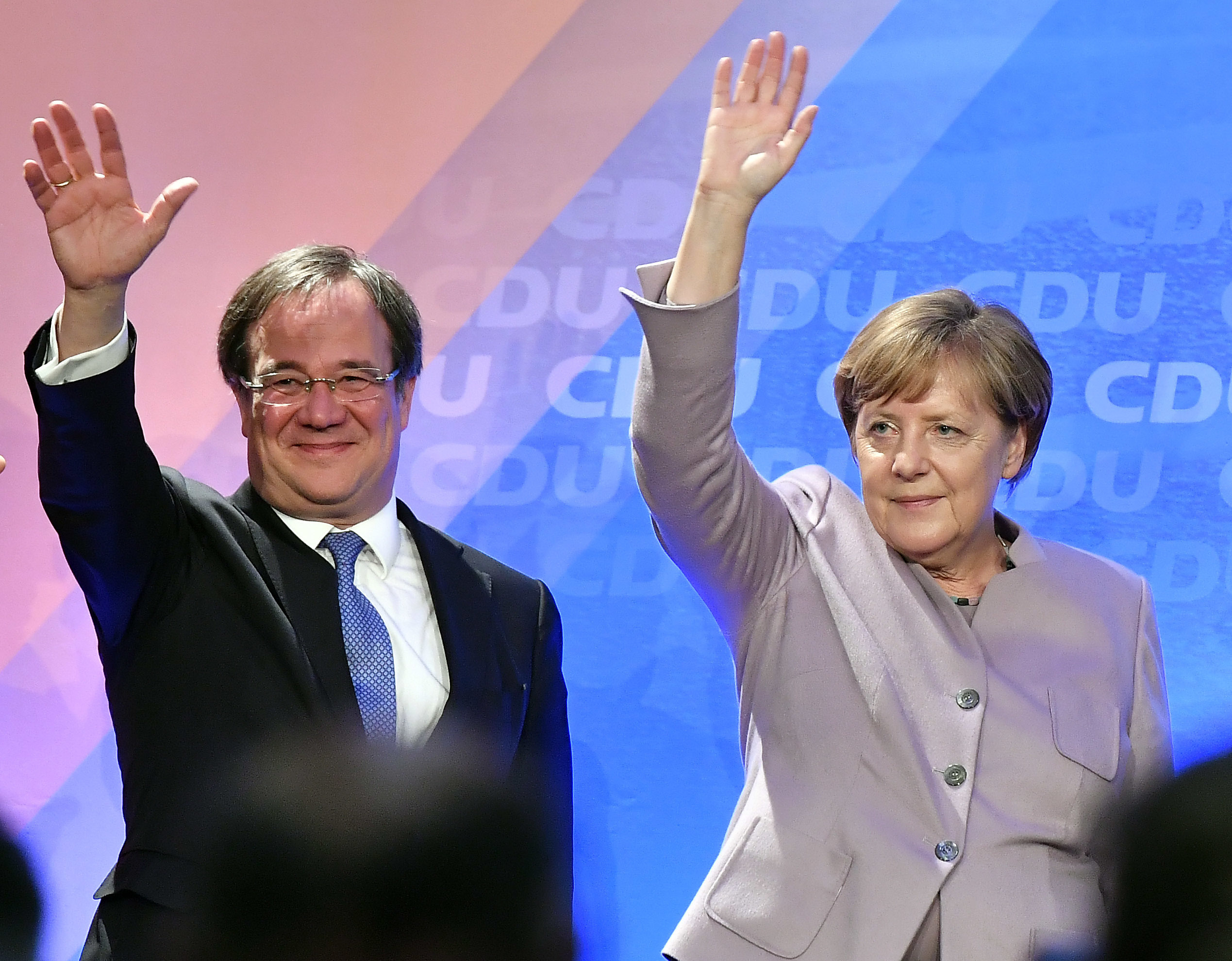 Armin Lašet i Angela Merkel