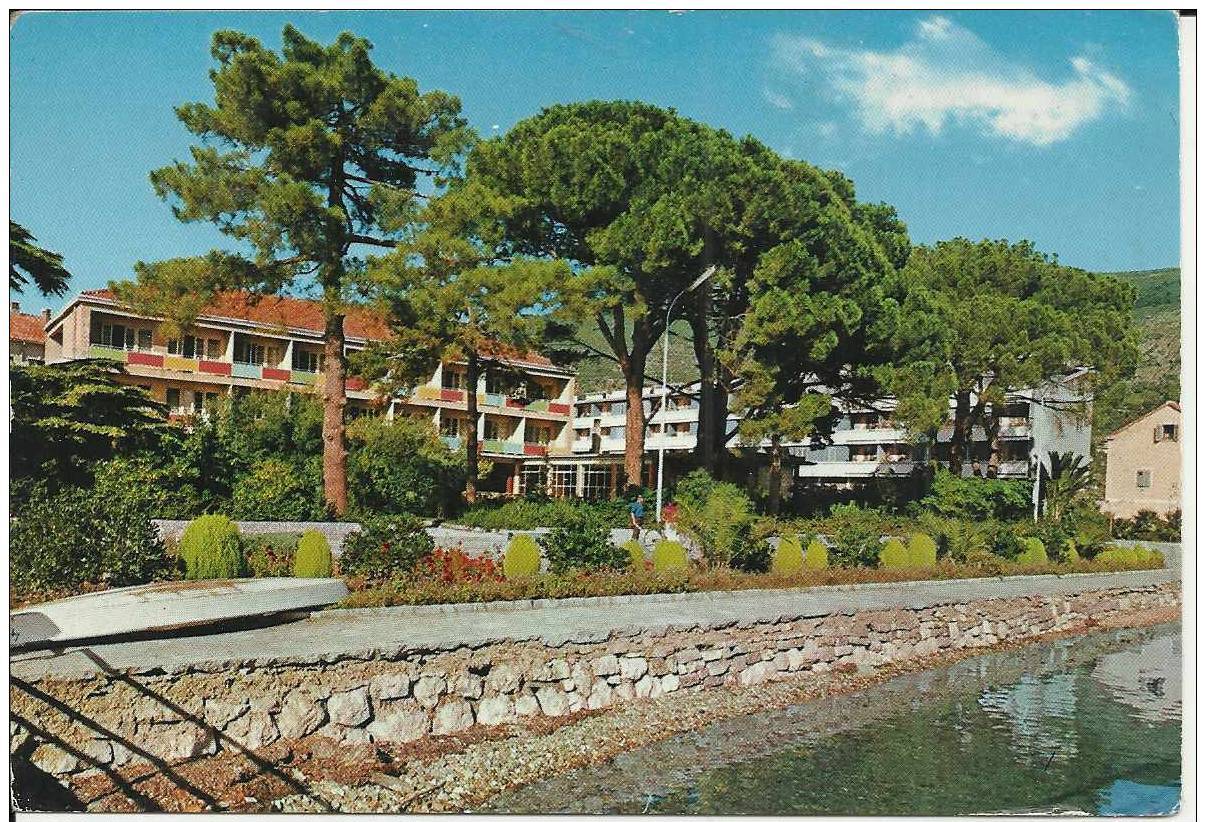 Nekadašnji izgled dijela parka hotela "Mimoza"