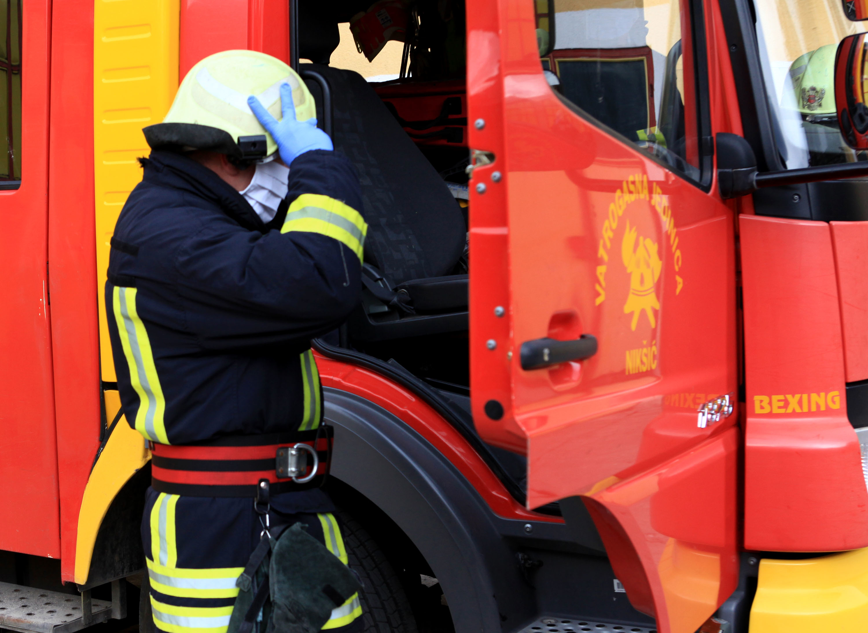 Nikšićki vatrogasci u doba korone