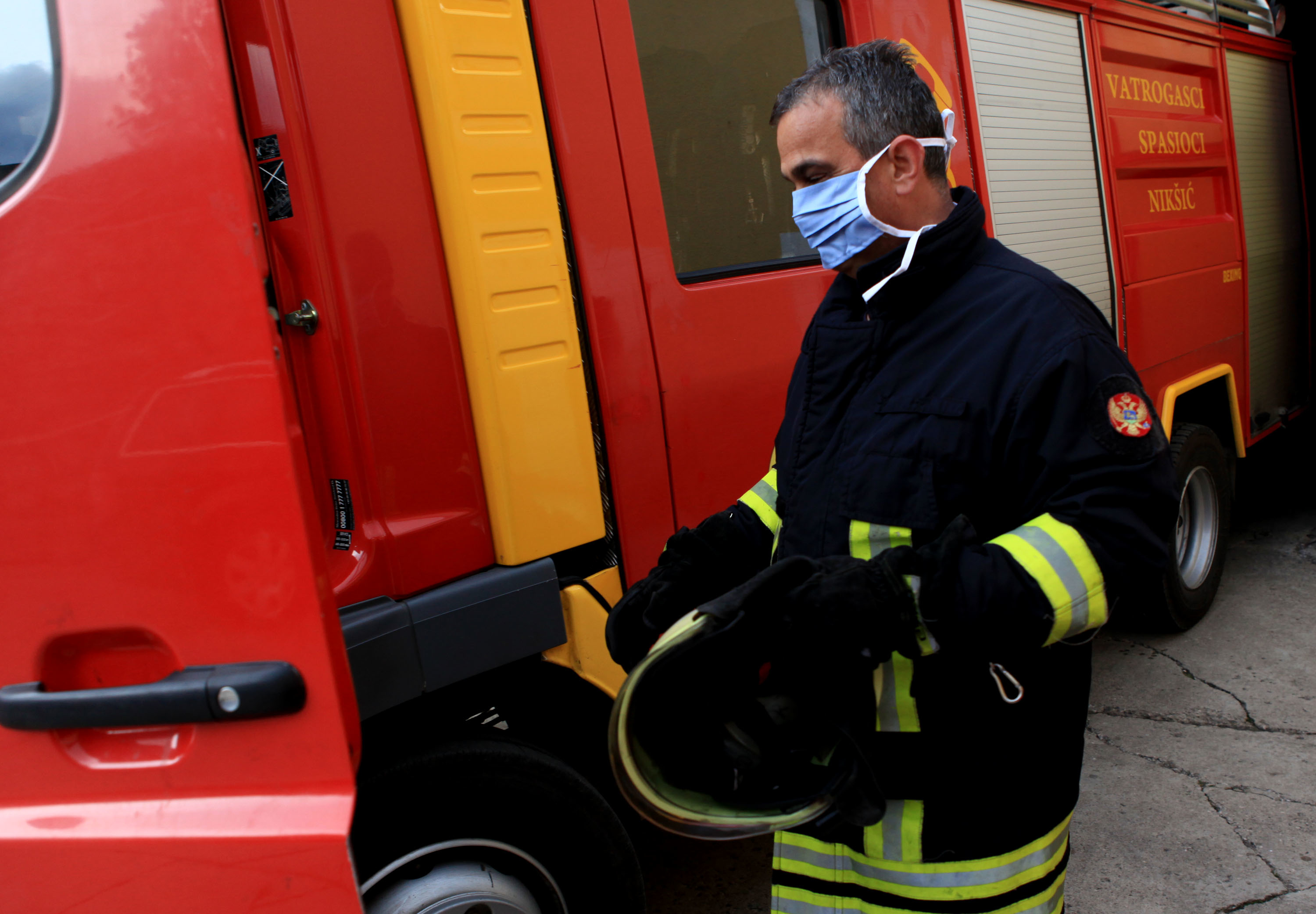 Nikšićki vatrogasci u doba korone
