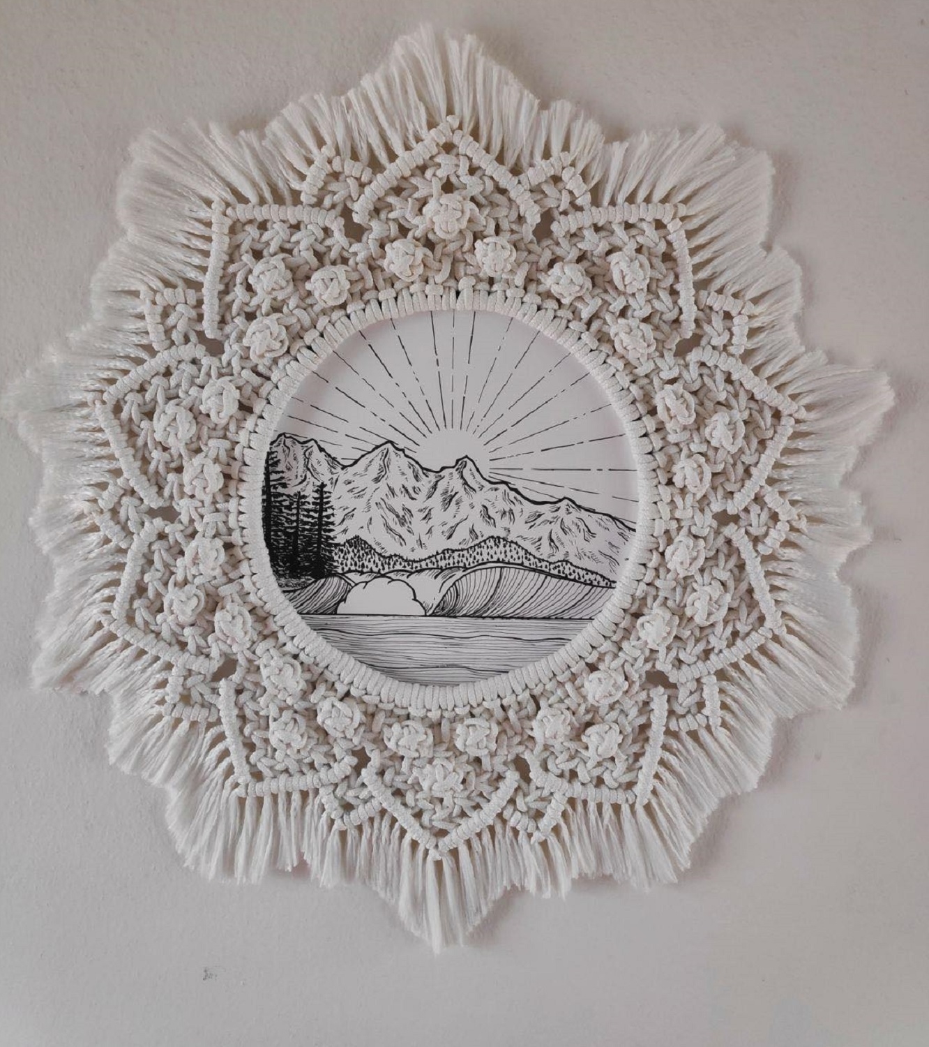 Mandala od konopa autorke Dijane Pavićević -