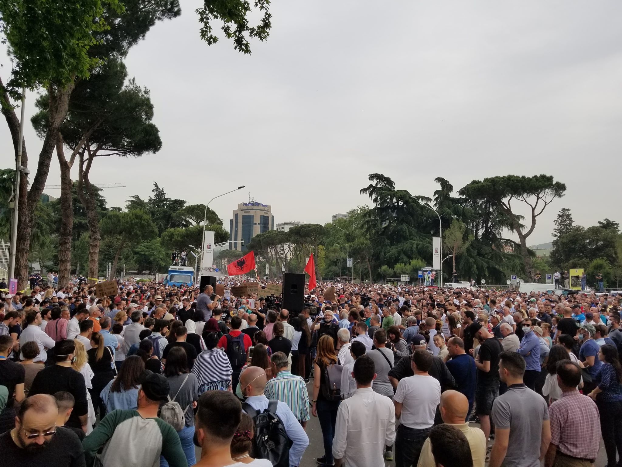 protest tirana